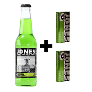 JONES Green Apple Cane Sugar Soda